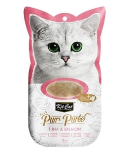 Kit Cat - Purr Puree Tuna & Salmon (4x15g)