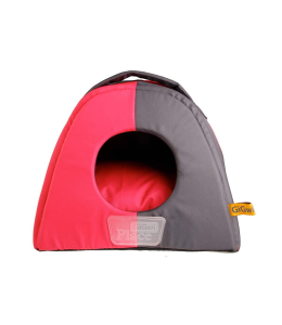 Gigwi Place Pet House Canvas, TPR Rose Red Small