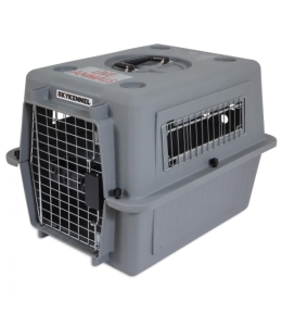 PETMATE SKY KENNEL 28" 25-30lbs ~ GRAY