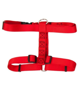 Petmate Nylon Dog Harness 3/4"X20-28" Red