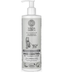 Wilda Siberica. Controlled Organic, Natural & Vegan Shed control pet conditioner, 400 ml