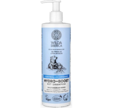 Wilda Siberica. Controlled Organic, Natural & Vegan Hydro-boost pet shampoo, 400 ml