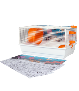 Voltrega Spain Hamster Cage 118 White