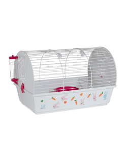 Voltrega Spain Rabbit Cage 993 White Fuchsia