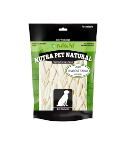 Nutrapet Braided Sticks 200G