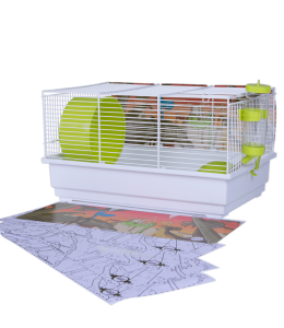 Voltrega Spain Hamster Kit 113B + Paint Cut Dinos