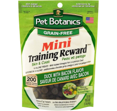 Pet Botanics GF Training Rewards Mini Treats - Duck & Bacon - 4 oz.