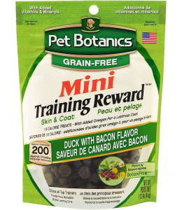 Pet Botanics GF Training Rewards Mini Treats - Duck & Bacon - 4 oz.