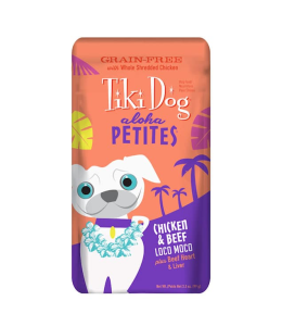 Tiki Dog Aloha Petites Wet Dog Food Chicken & Beef Loco Moco - 3.5 oz. can