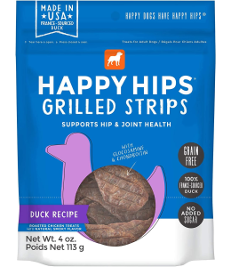 Happy Hips Grain-Free Grilled Strips - Duck - 4 oz.