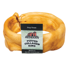 Red Barn Puffed Collagen Ring 3" Chews .3oz/8.5g