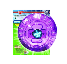 Kaytee Run-About Ball Led Light Rnbw 6/7In Balls And Wheels