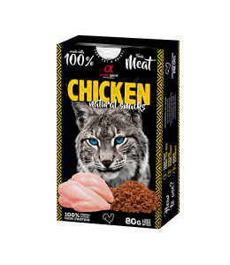 Alpha Spirit Natural Snacks for Cats - Chicken 80g