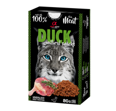 Alpha Spirit Natural Snacks for Cats - Duck 80g