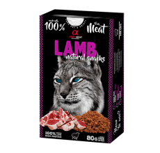 Alpha Spirit Natural Snacks for Cats - Lamb 80g