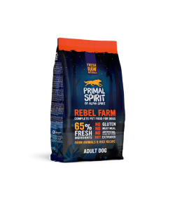 Alpha Spirit Primal 65% Rebel Farm Dog Food 1 kg