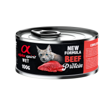 Alpha Spirit Wet Food for Cats BEEF 100g