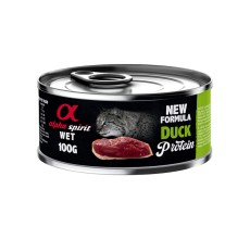 Alpha Spirit Wet Food for Cats DUCK 100g