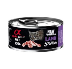 Alpha Spirit Wet Food for Cats LAMB 100g