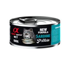Alpha Spirit Wet Food for Cats SARDINE 100g