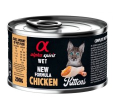 Alpha Spirit Wet Food for Kittens CHICKEN 100g