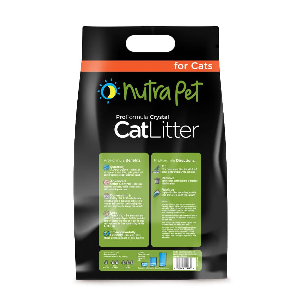 Nutrapet Cat Litter Silica Gel 16L- Baby Powder Scent